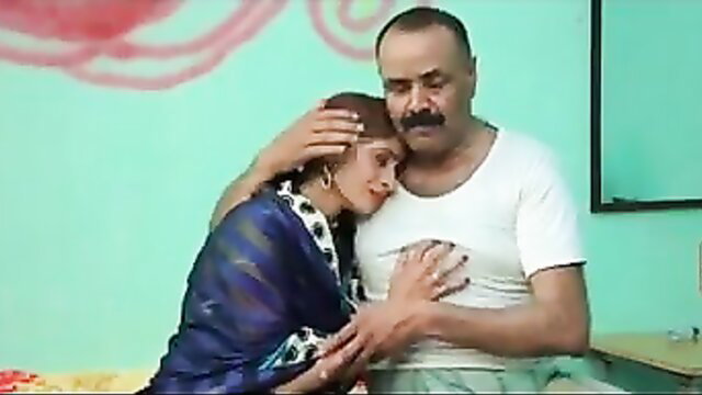 Priya Tiwari in intimate embrace with older man, Indian adult web series