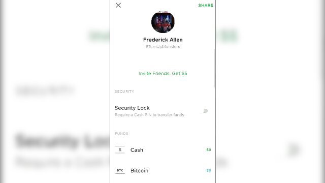 Frederick Allen cash app screenshot for adult video thumbnail