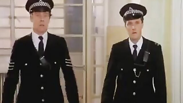 Two cops in uniform confront exposed nuns, fetish roleplay