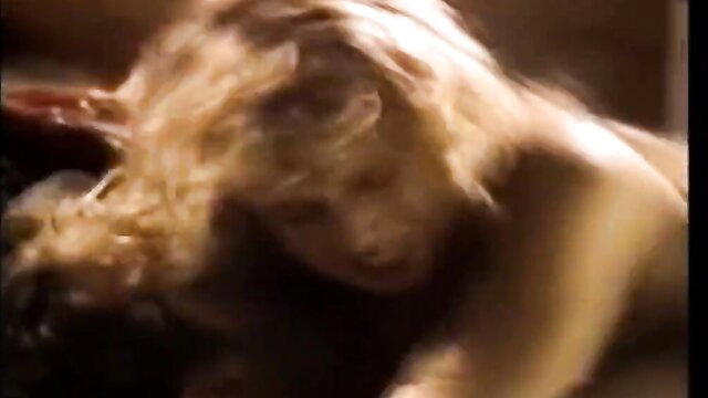 Vintage 80s blonde bombshell Traci in steamy nude ecstasy closeup