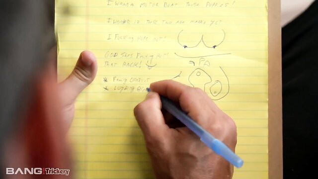Gabriela Lopez's handwritten big tits & ass fuck list thumbnail