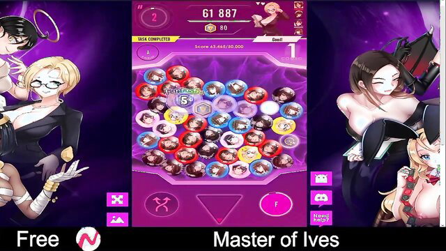 Master of Ives Nutaku hentai game babes big tits puzzle harem uncensored