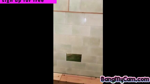 Korean uncle KTV thumbnail with tiled wall and green vent