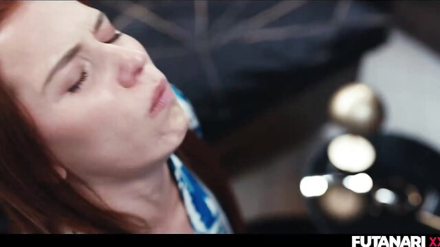 Josephine Jackson closeup pout, cutesy futa with Clemence Audiard