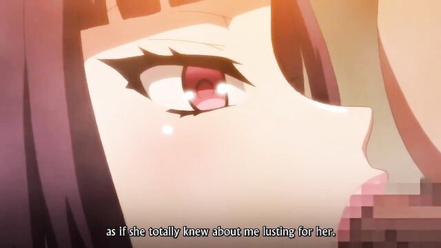 Anime girl with lustful expression