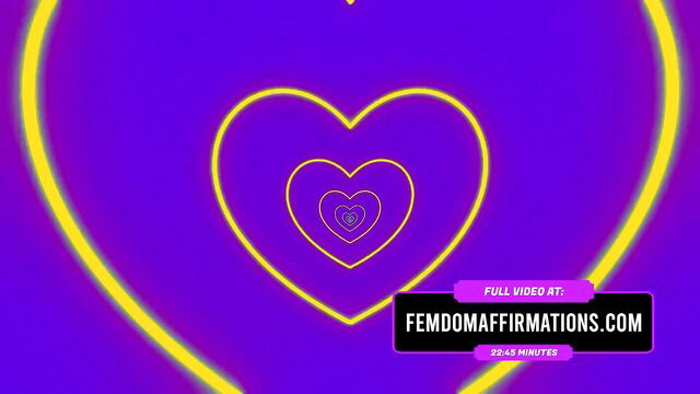 Femdom pussy free affirmations heart graphic for beta losers