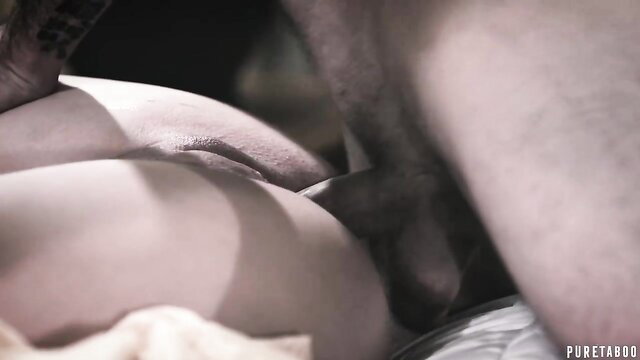 Mindi Mink tribbing pussy on Kenna James in hot Pure Taboo lesbian scene