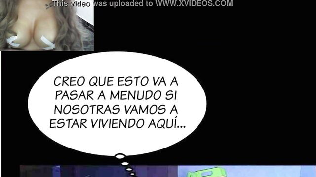 Busty anime step aunt Mexican temptress teases huge tits in erotic seduction