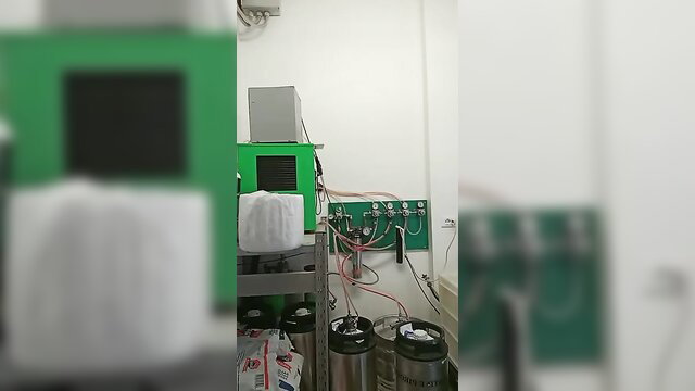 MoglieBirikina Cam4 amateur webcam setup with green cabinet