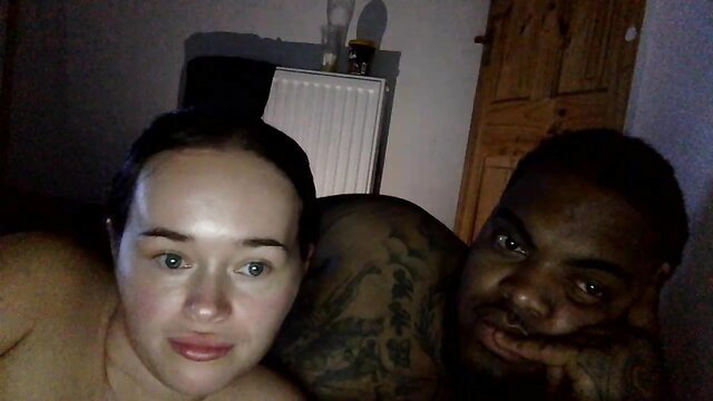 Doubletrouble9498 ginger camgirl nude selfie with black boyfriend tattoos