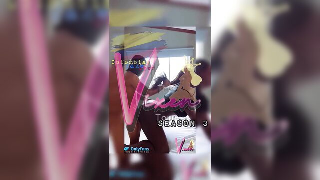 Thotiana Vixen black shemale facial cumshot from Mexican thug