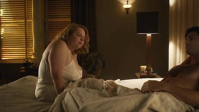 Lana Parrilla sexy lingerie bedroom scene in Why Women Kill