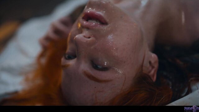 Sofia Rivers with blood on her face and body