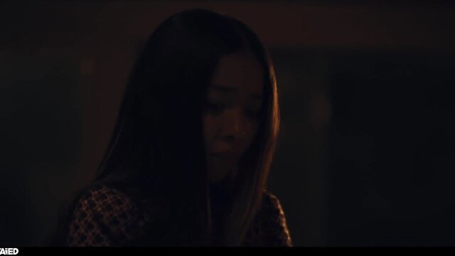 Rikako Katayama in HENTAIED hentai, mysterious shadow room scene
