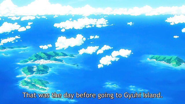 Anime JAV Gyuh Island aerial view, sunny tropical islands before island trip