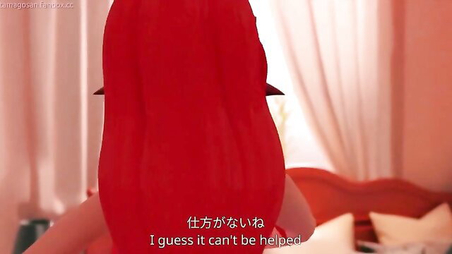 Redhead Japanese MILF in kimono from behind, Mother-in-Law’s Forbidden Lover JAV