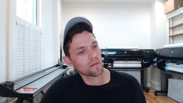 Eastcoastdilf85 young man in cap tilts head smirking in kinky blowjob preview