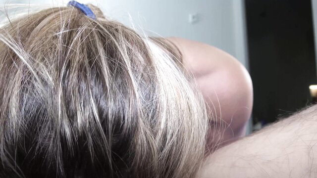 Blonde Harper nude from behind in XXXJobInterviews video