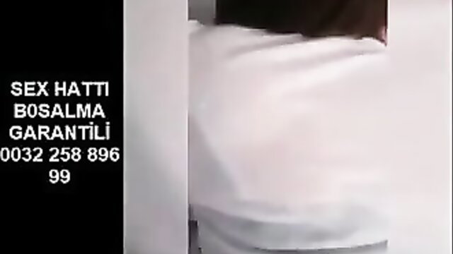 Turkish amateur babe in white sheet gets fucked hard before stripping
