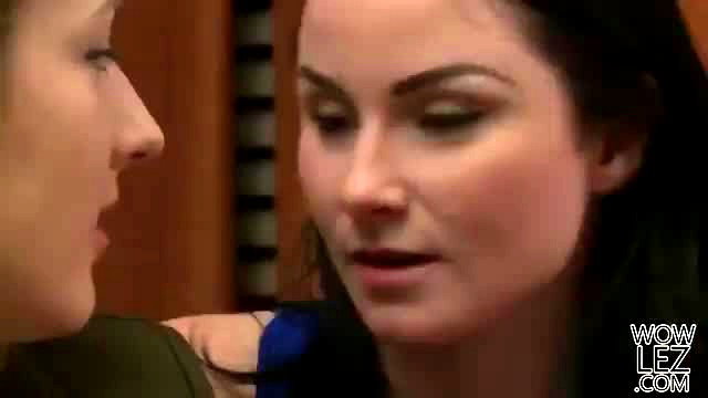 Chanel Preston seduces Shauna Skye in lesbian scene