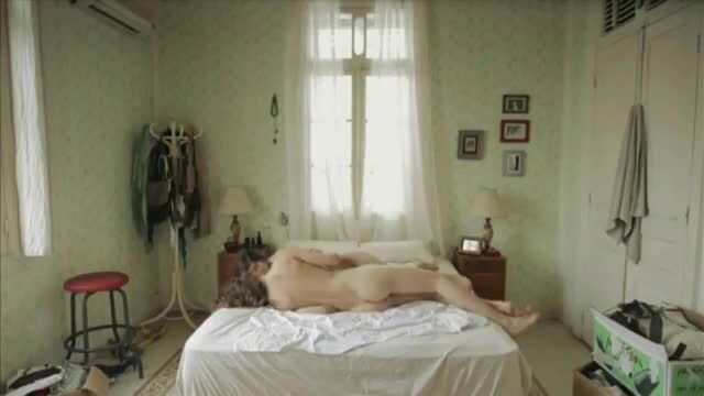 Noa Friedman nude lying naked on bed in Urban Tale sex scene