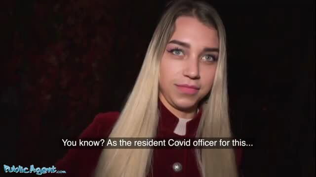 Elena Vedem in velvet uniform as resident COVID officer