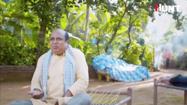 Indian MILF daddy in kurta on charpoy, Huntcinema Khatshala Ep1 hot web series thumbnail