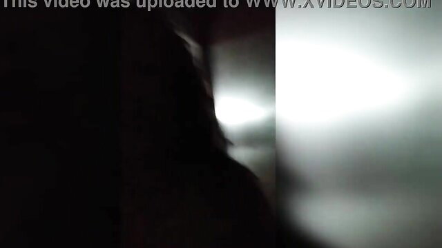 Frustrated wife rejected by husband, dark silhouette pleading for sex