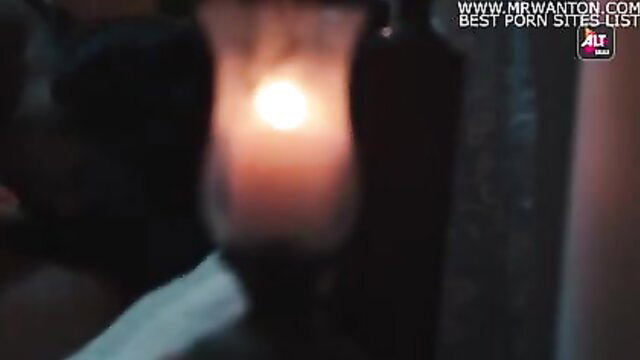 Ankita Chatterjee Bengali actress in dimly lit erotic candlelight scene
