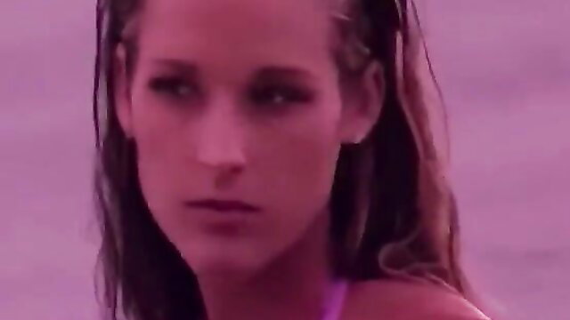 Michelle McCool in sexy wet pink bikini, 2005 Titantron