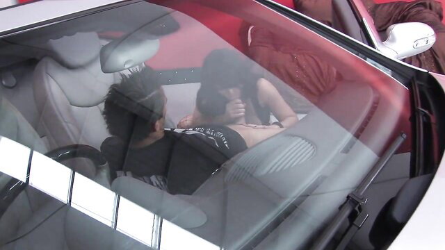 Chanel Rae & Daisy Rock car orgy with Pascal White & Ben Dover