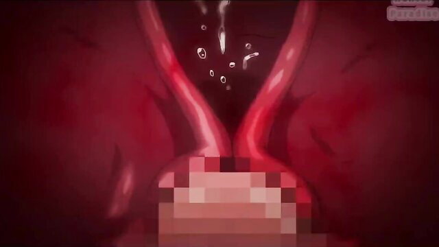 Hentai step-sis pussy closeup with cum bubbles in explicit fuck fest