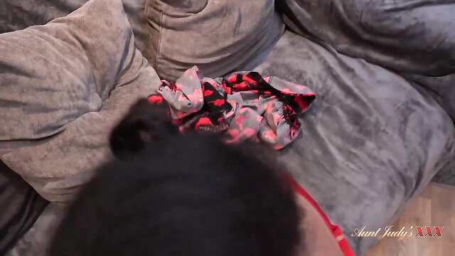 Cassy Hill POV closeup in red lingerie by Aunt Judys XXX