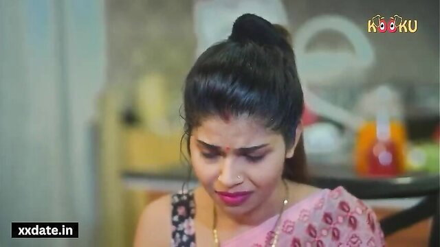 Yorgelis Carrillo in pink saree, sultry office boss fuck thumbnail