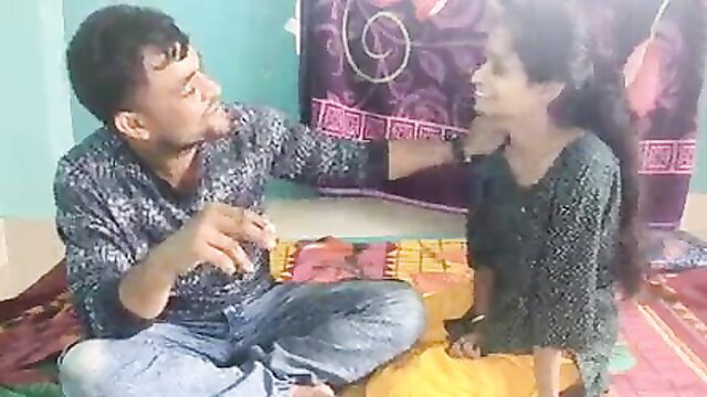 Rajesh Playboy with hot desi girlfriend in intimate home moment