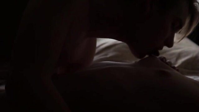 Silhouette woman eating pussy tongue job erotic moans orgasm