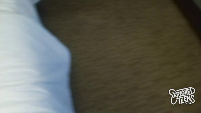 Missi Daniels white pillow closeup, Spoiled Teens watermark