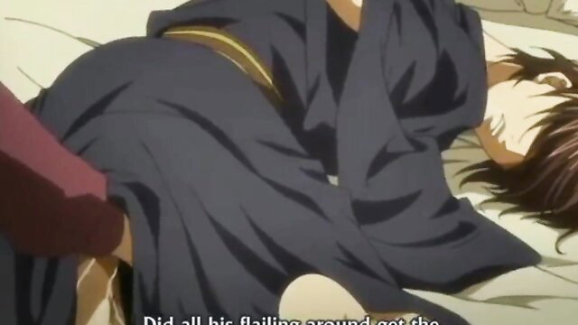 Anime boy being fingered