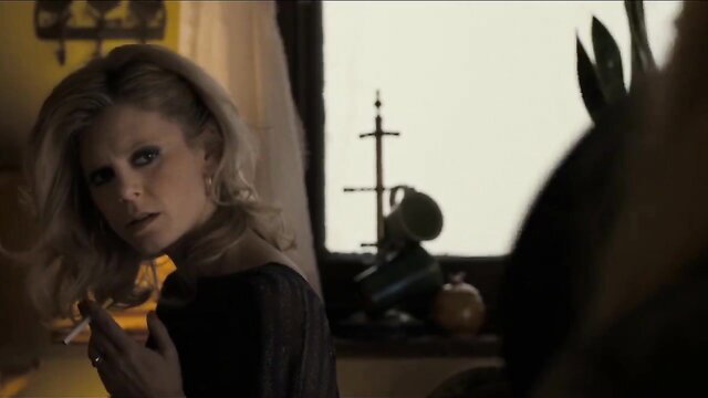 Emilia Fox as Doris smoking seductively in Thousand Kisses Deep