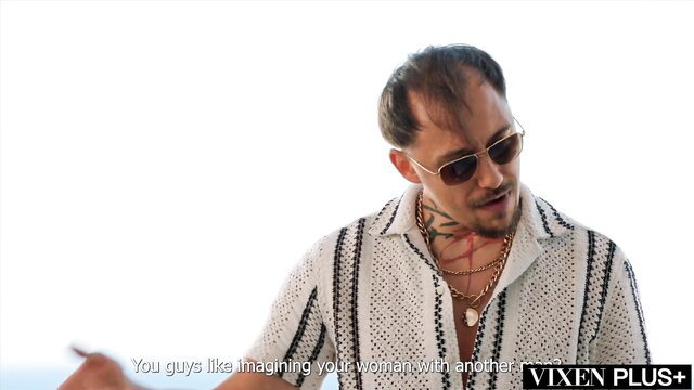 Hot guy in shades taunts: Imagine your woman with another - Vixen Plus