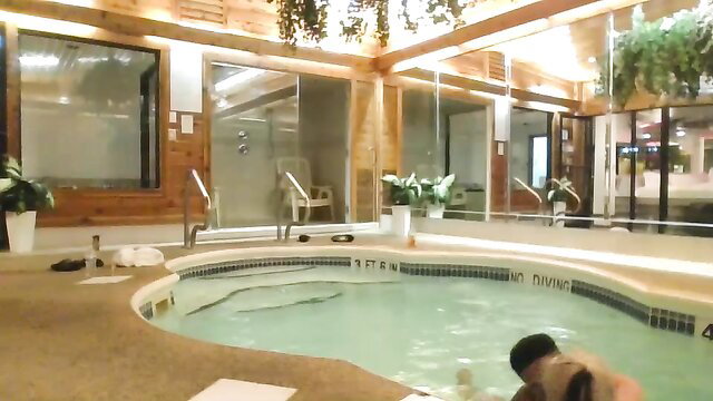 Therealpankyandthebrain in hot tub, tattooed girl dirty talk BJ tease