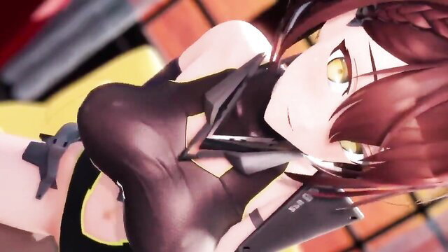 MMD Baltimore R-18 sex dance, hot creampie big ass anime girl
