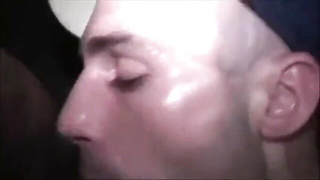 Amateur closeup blowjob on shaved head man with cumshot in mouth