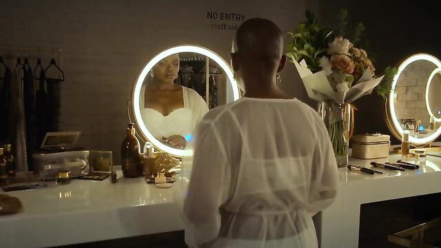 Rosemary Zimu Nandi Mbatha sexy cleavage in Savage Beauty hot scene