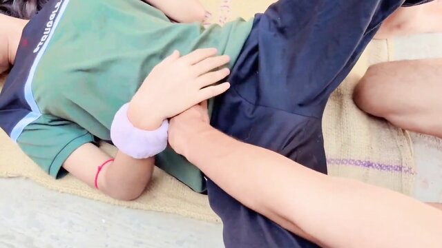 Urmila Kumari taut pussy plowed outdoors by long hard cock