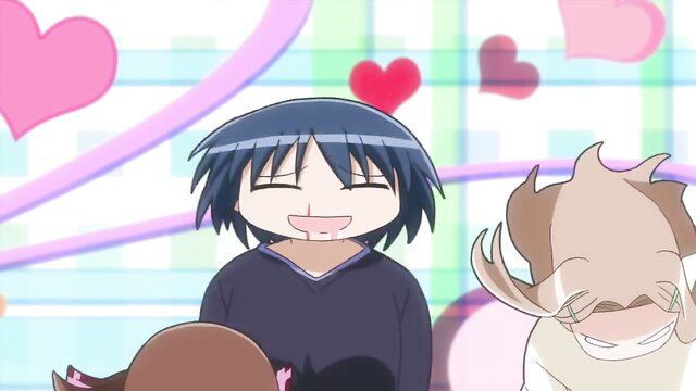 Koe de Oshigoto hentai ep2 cute blue-haired girl smiling with deer girl friends hearts