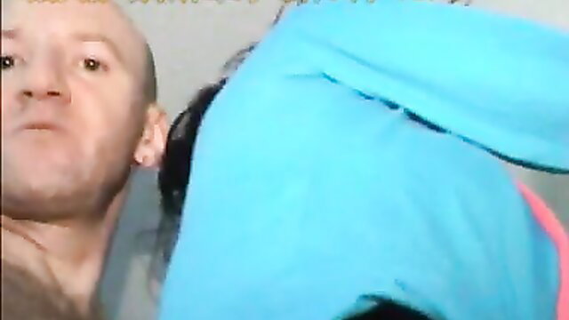 Asian Street Meat Belle closeup blowjob on bald man
