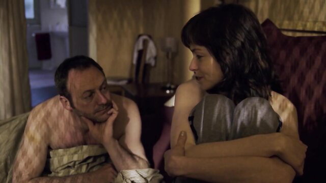 Stefania Rocca nude tits in bed scene from The Card Player