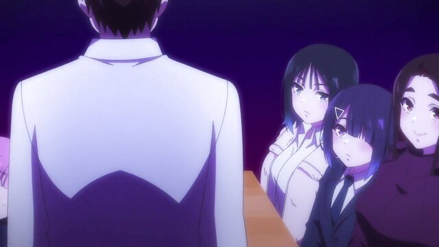Anime JAV teacher massages busty basketball babes in uniforms