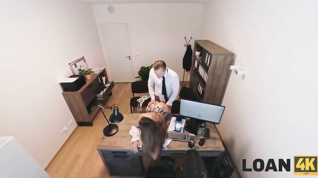 Arina Shy fucked by Stanley Johnson on office desk